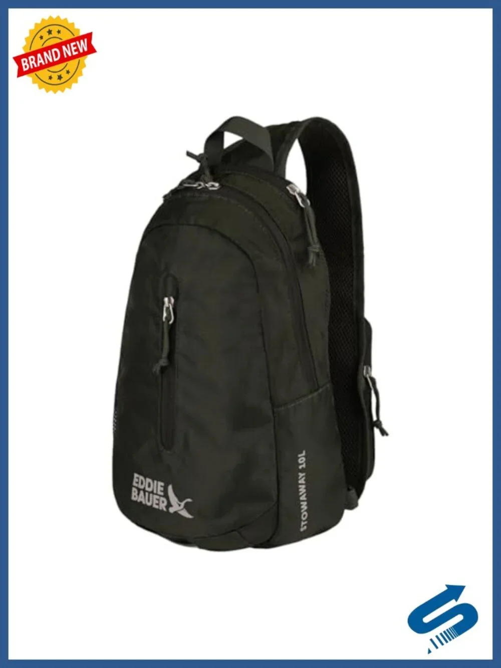 Lightweight Packable Sling Bag - Ripstop Nylon, Water Resistant, Travel
